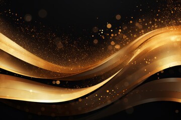 A gold background with textured golden elements