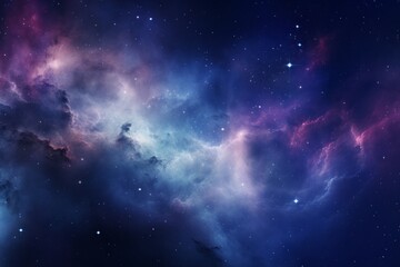 Cosmic and nebula-filled outer space forming a mesmerizing and captivating wallpaper background