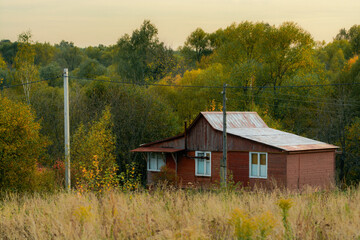 old dacha house in Russia