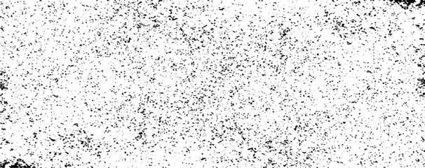 Snow, stars, twinkling lights, rain drops on black background. Abstract vector noise. Small particles of debris and dust. Distressed uneven grunge texture overlay.