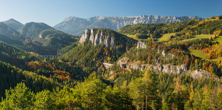 Zwanzig Schilling Blick, Rax, Semmering, Wiener Hausberge, Nieder&ouml;sterreich, &Ouml;sterreich