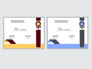 Appreciation & Achievement Certificate Template Design