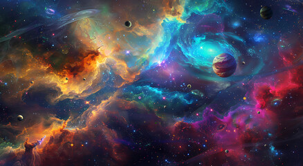 the vastness and beauty of space