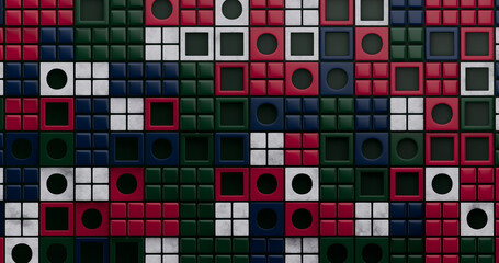 geometric shapes abstract background