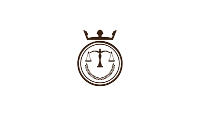 Law Icon in trendy flat style isolated on grey background. Judge Gavel symbol for your web site design, logo, app, UI. Vector illustration