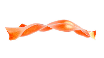 abstract shape in the form of a wave. 3d rendering
