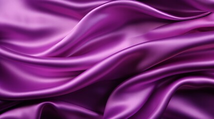 Elegant smooth purple satin silk fabric background texture for luxury design projects