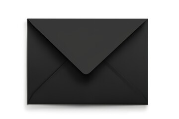 black envelope with black paper
