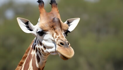 A Giraffe With Its Tongue Flicking Tasting The Ai Upscaled