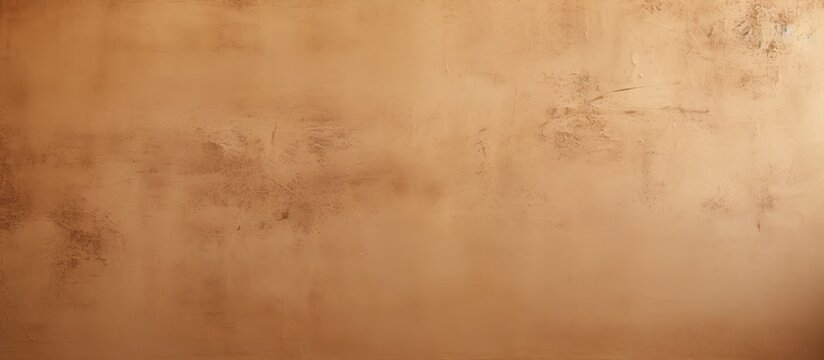 Close up of a wall with brown paint