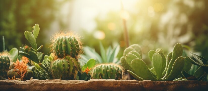 Close-up of cactus plants in a pot