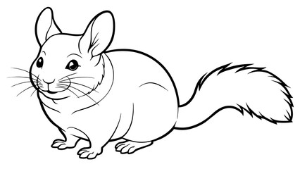 Captivating Chinchilla Vector Illustration Adorable Designs for Every Project