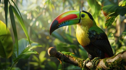 Obraz premium Keel Billed Toucan from America 