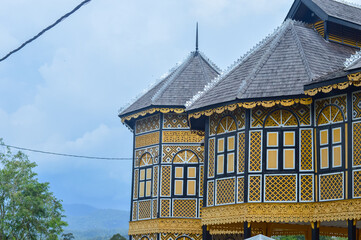 Kuala Kangsar, Perak : March 21st, 2024- the Royal Museum Palace or popularly known as ISTANA KENANGA stands as a testament to traditional Malay architecture, regal charm and cultural heritage