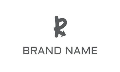 Abstract letter R logo design template. Colorful creative sign. Universal vector icon.