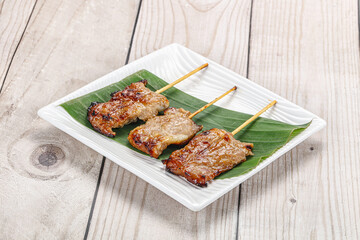 Thai cuisine - grilled pork skewer