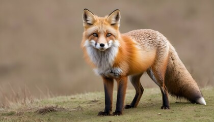 A Fox With Its Fur Puffed Out To Look Bigger Upscaled 7