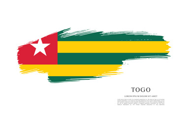 Flag of Togo vector illustration