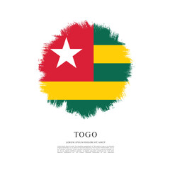 Flag of Togo vector illustration