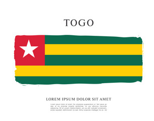 Flag of Togo vector illustration