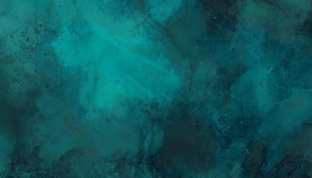 blue green background texture dark teal color with abstract vintage paint spatter texture with rock wall overlay design elegant paper illustration