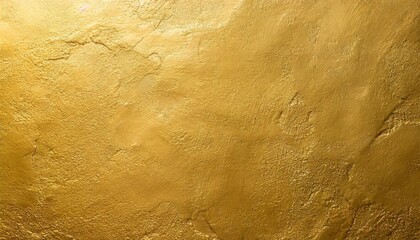 roughly gold painted concrete wall surface background