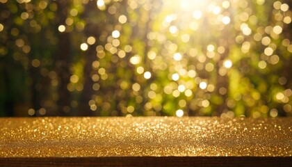 gold background with light bokeh abstrat background