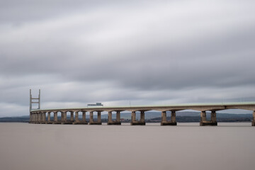 Severn bridge between Wales and england 
