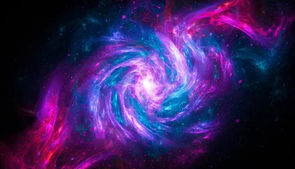 Fototapeten cosmic nebula background technology generated image © Richard