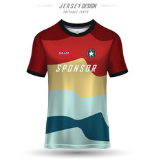 vector soccer football jersey template sport t shirt design