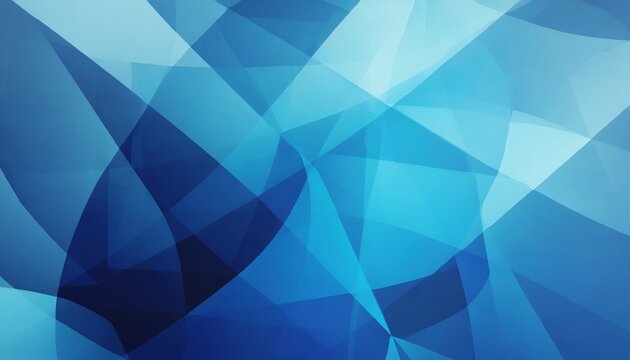 abstract blue background with layers of shapes in random pattern cool modern background design for website or graphic art projects