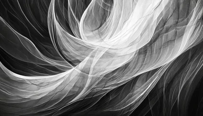 Fototapeten black and white ethereal wallpaper background © Richard