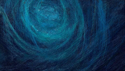 Abwaschbare Fototapete abstract dark blue background with canvas texture © Richard