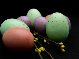 Photo of colored easter eggs
