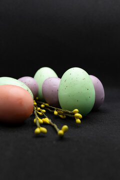 Photo of colored easter eggs
