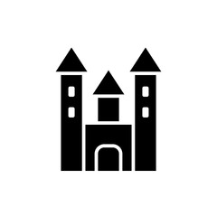 castle glyph icon
