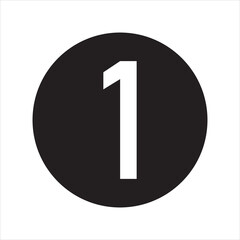 set of number icons. Template illustration vector elements for web design or study posters. counting number icon vector.