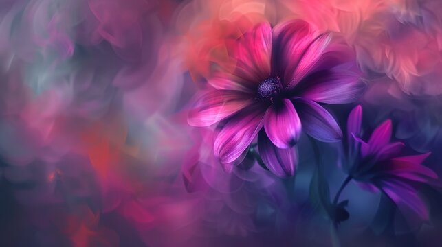 Close Up of Flower on Blurry Background