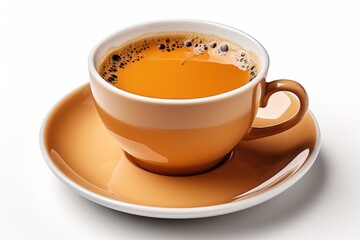 Tea cup isolated on white background Generative AI
