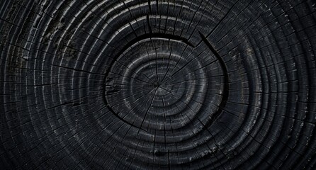 Detailed view of a tree trunk showcasing its textures, patterns, and bark up close