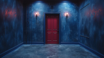 Fototapeta na wymiar Abstract blue wallpaper, photo backdrop, modern luxury dark background, contemporary decoration 