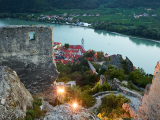 Ruine Dürnstein, Stift Dürnstein, Wachau, Niederösterreich, Österreich