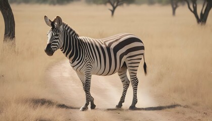 A Zebra In A Safari Exploration Upscaled 16