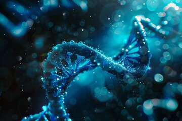 DNA gene background science 