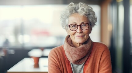 portrait of senior person