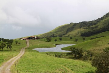 Mountain landscape of Costa Rica