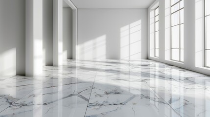 Obraz premium White Marble flooring for interior decoration