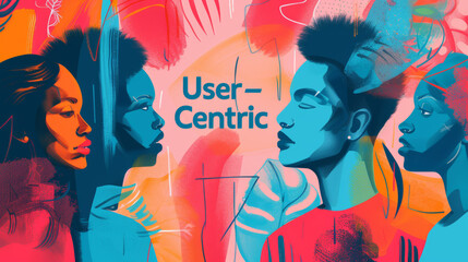 An image of a single color with the word "User-Centric" written on it, captured by ThatOtherGuy, who is known for his creative photography.
