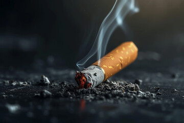 Stop smoking, quit smoking or no smoking cigarettes 
