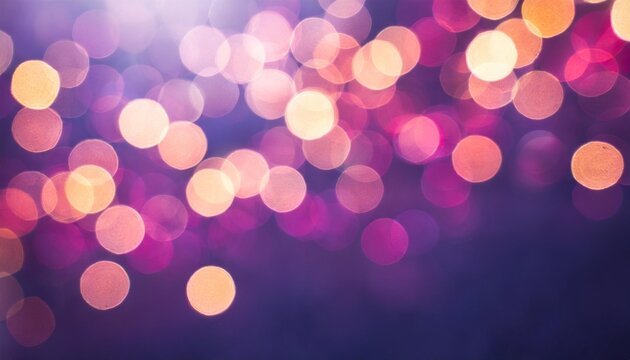 blurred purple pink abstract background with bokeh lights